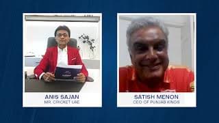 In-one on one conversation with the Punjab Kings CEO Satish Menon