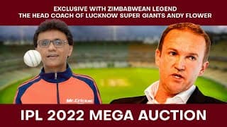 Head coach of Lucknow Super Giants Andy flower discussing upcoming IPL auction