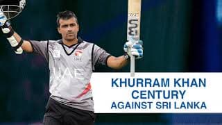 Cricket Unplugged: Khurram Khan Century