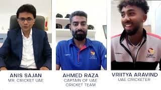 One on one conversation with UAE teams captain Ahmed Raza & young sensation Vriitya Aravind
