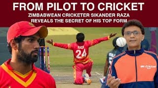 Zimbabwean cricketer Sikander Raza a turn of events made him switch careers from pilot to cricket